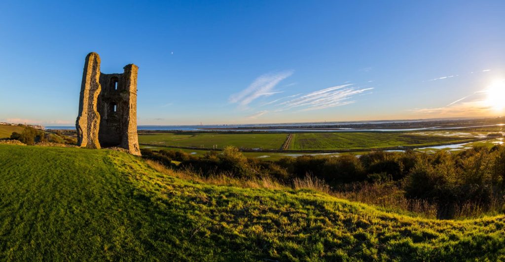 Old Castle in a green fields found in South Essex