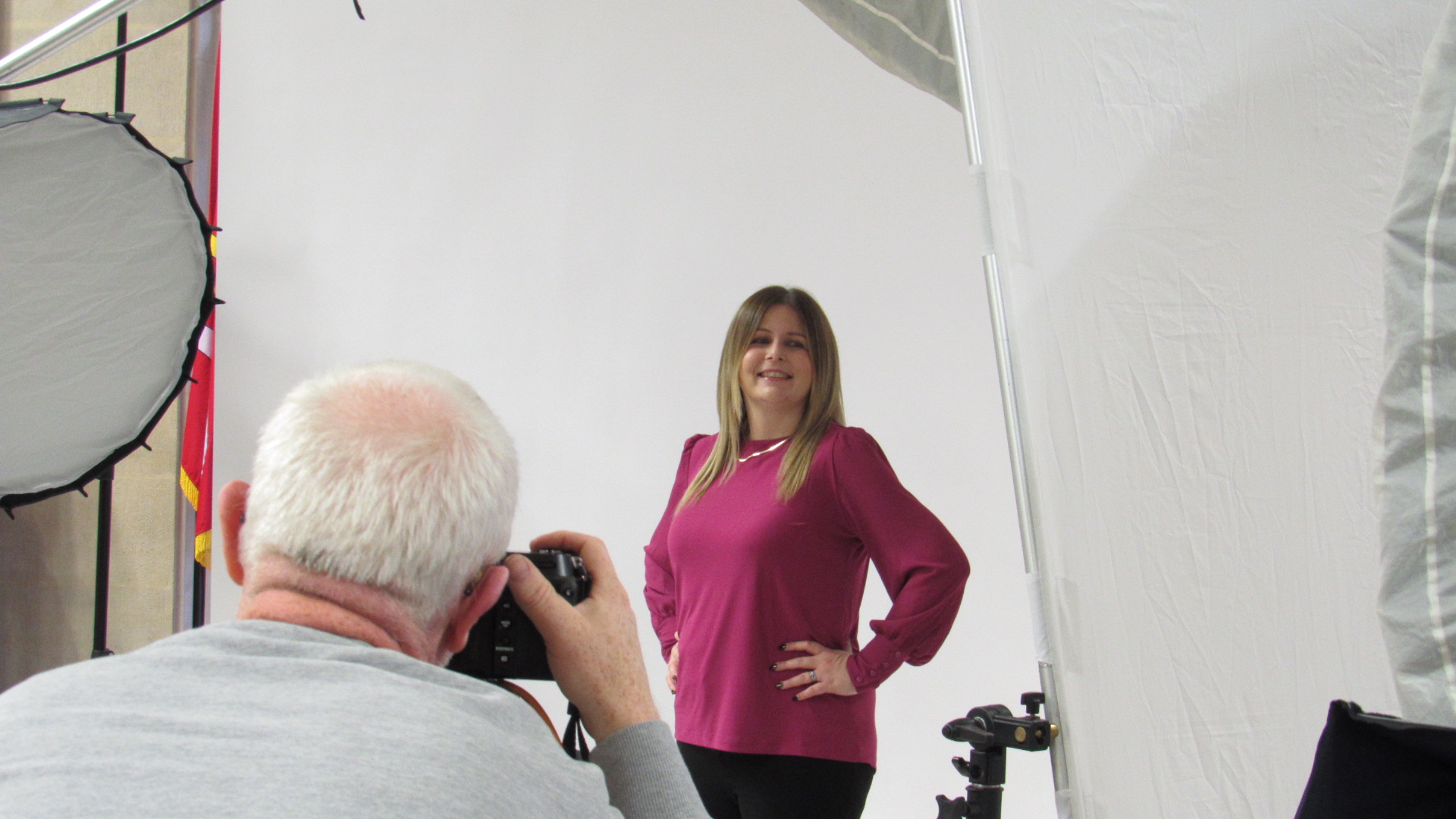 Employee photoshoot – Behind the scenes